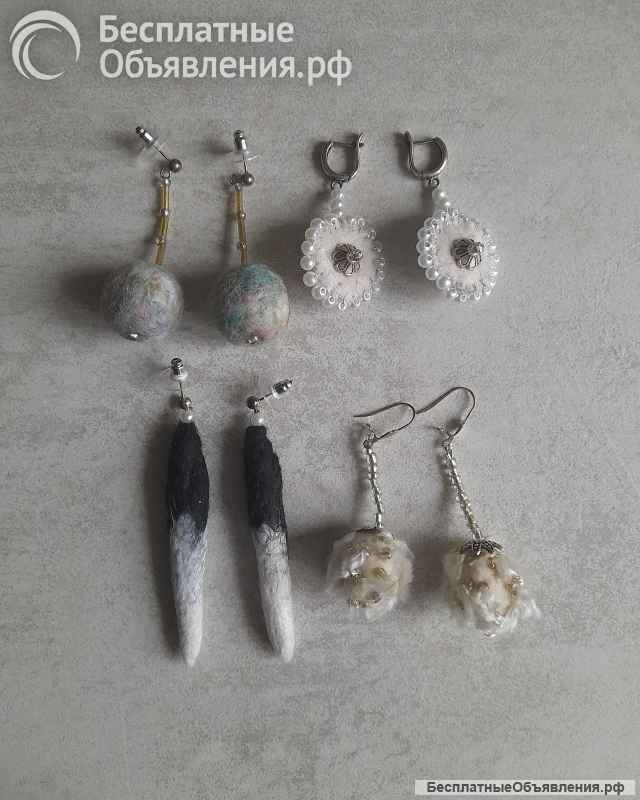 Серьги ручной работы
