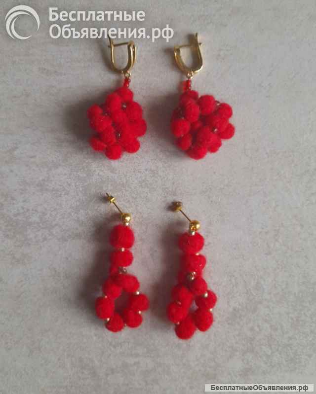 Серьги ручной работы