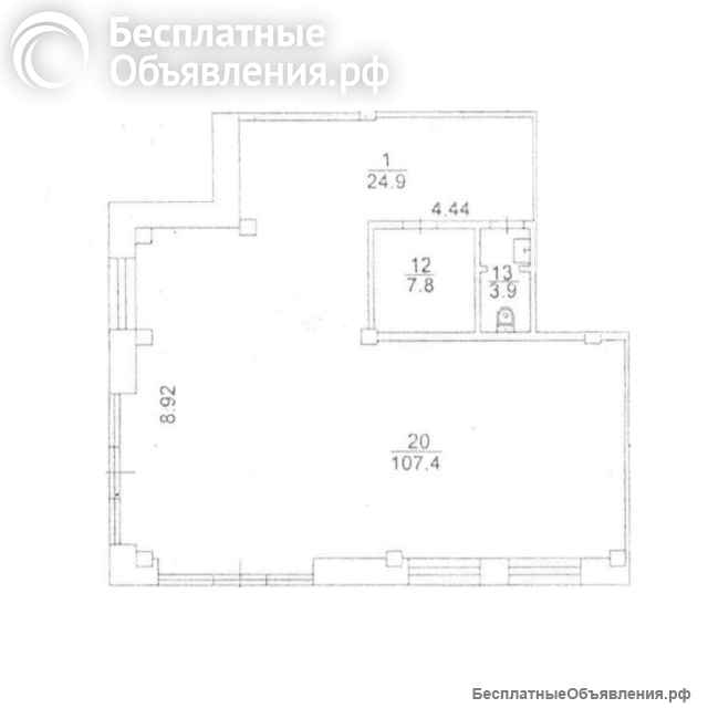 Аренда нежилого помещения 144 м2