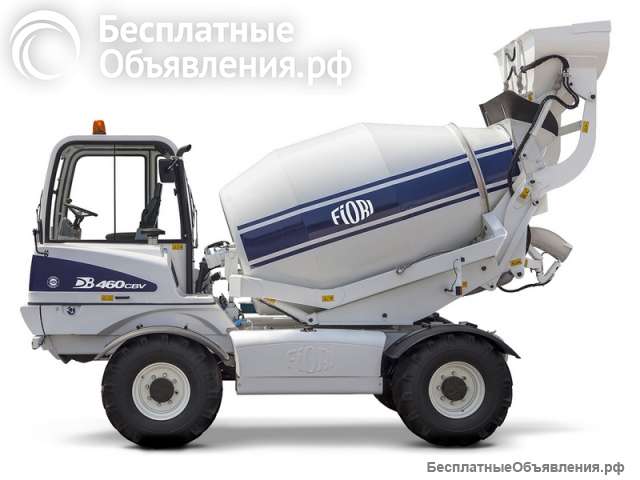 Бетоносмеситель с самозагрузкой Fiori DB 460 до 16кубм/час бетона по программе