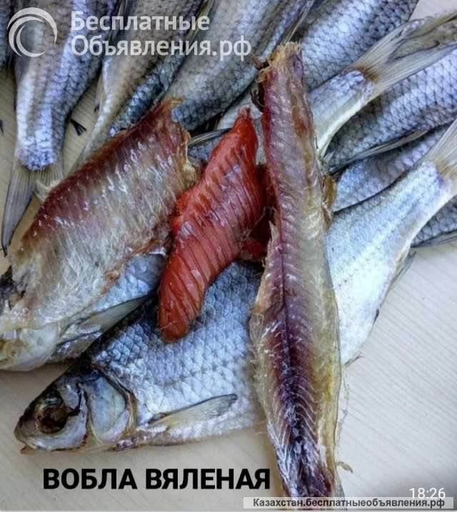 Вяленая и копчёная рыба в Астане от 600тг