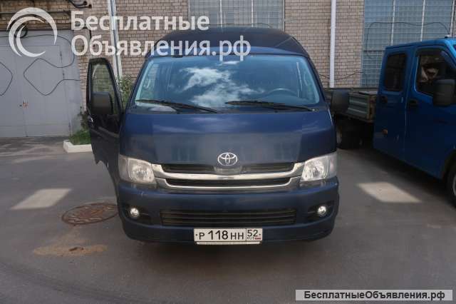 Реализация микроавтобуса TOYOTA HIACE 2008 г.в.