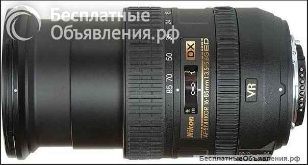 Объектив Nikon 16-85mm f/3.5-5.6G ED VR AF-S DX Nikkor