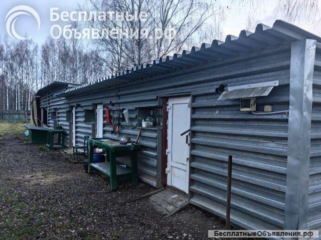 Участок 25 соток с теплым строением в д. Арханка, 88 км от МКАД