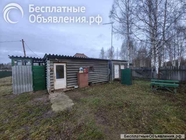 Участок 25 соток с теплым строением в д. Арханка, 88 км от МКАД