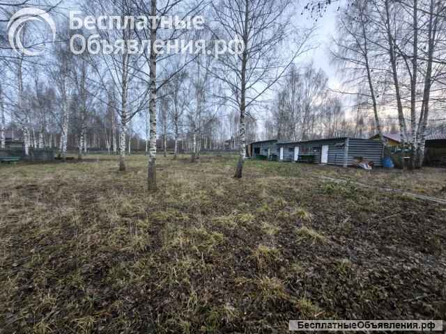 Участок 25 соток с теплым строением в д. Арханка, 88 км от МКАД