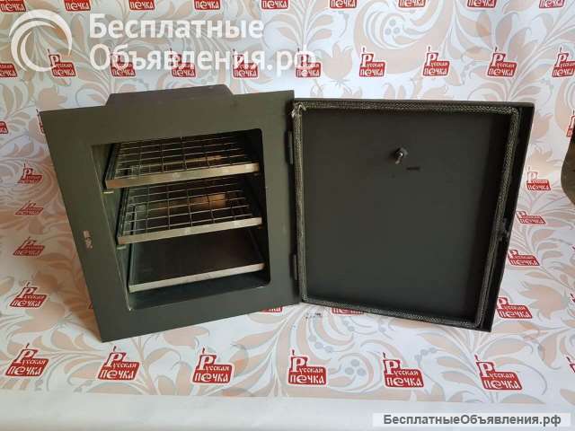 Большая встраиваемая коптильня для барбекю