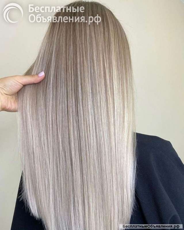 Однотонное окрашивание в салоне Яна Модница