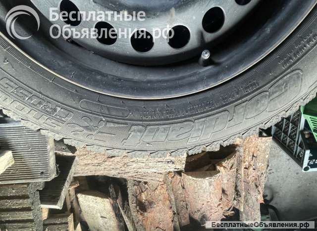 Отдам даром комплект зимней резины, Р16, шипована в 22м году, состояние идеальное, без дисков