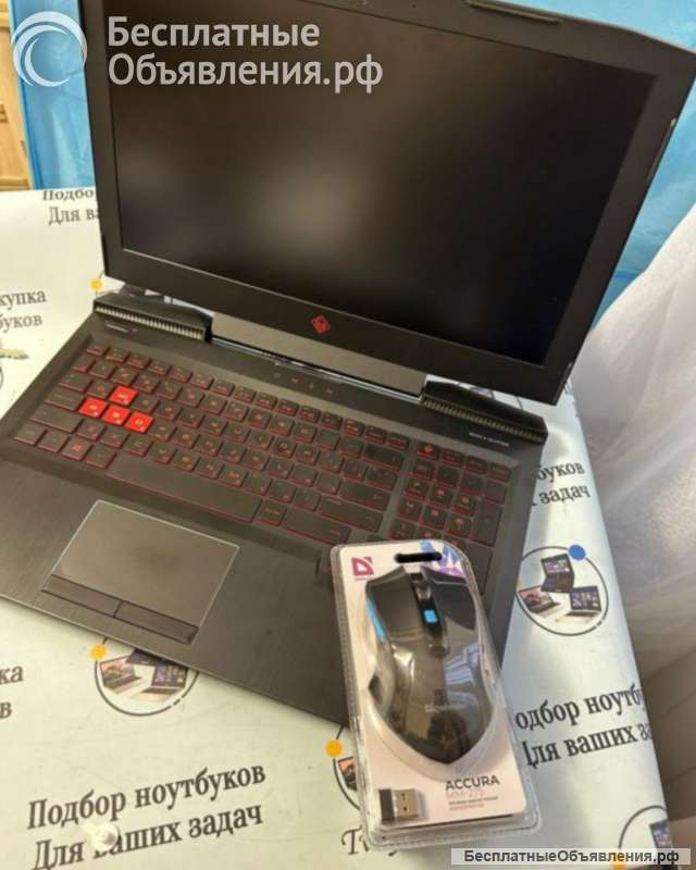 Мощный игровой ноутбук с мышкой HP C 6gb gtx