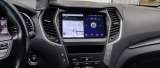 Магнитола мощная для Hyundai Santa Fe, c car play+ Qled 4 гига оперативки