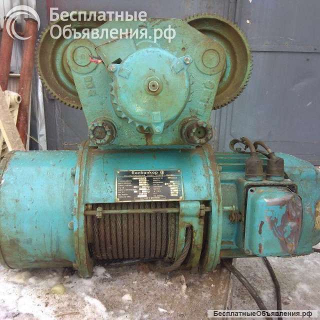 Куплю тельфера электротали) б у. болгария россия