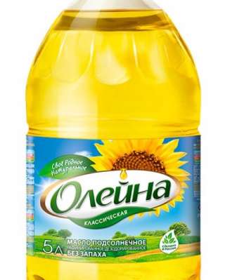 Подсолнечное масло ТМ ОЛЕЙНА оптом от производителя