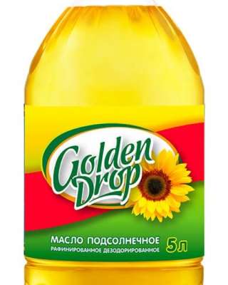 Подсолнечное масло Golden Drop оптом от производителя