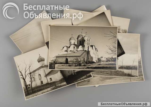 Г. Псков. Виды древних церквей и руин храмов. 10 фотографий 1963 г.