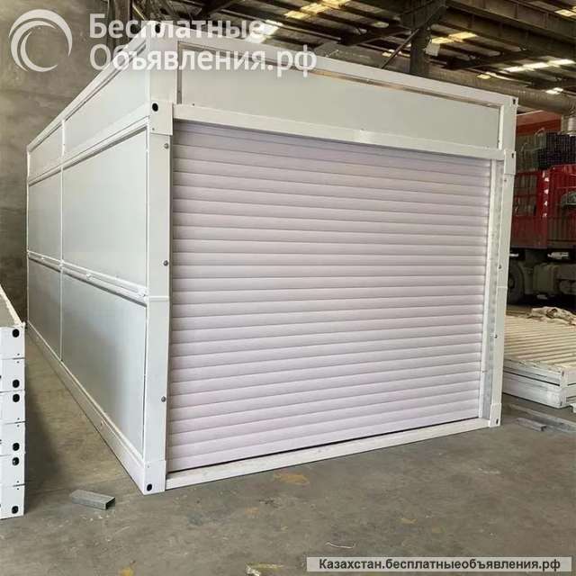 Гараж складной с рулонными воротами г. Астана.