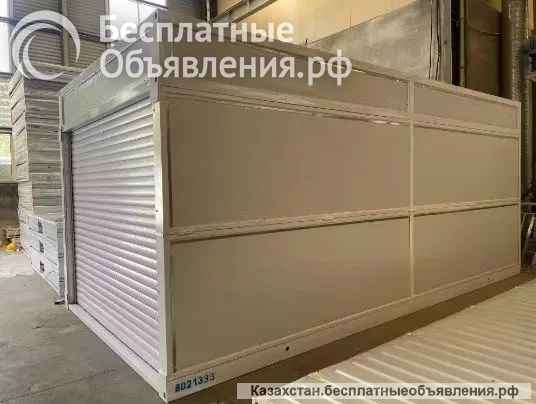 Гараж складной с рулонными воротами г. Астана.