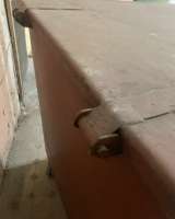 Контейнер мусорный железный 1100 л с крышкой