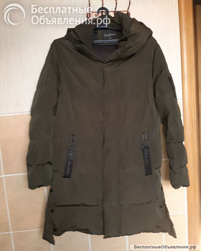 Куртка пуховик длинная мужская 50 размер