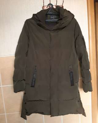 Куртка пуховик длинная мужская 50 размер