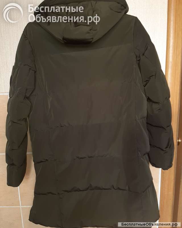 Куртка пуховик длинная мужская 50 размер