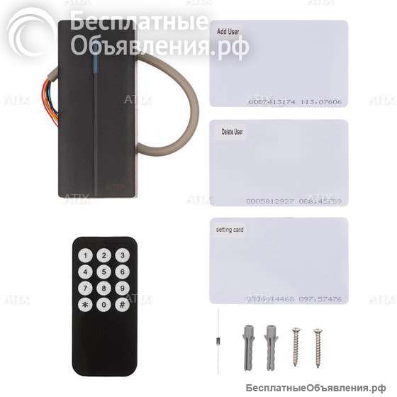 Считыватель с контроллером AT-AC-CR2-W/MF mifare чёрный