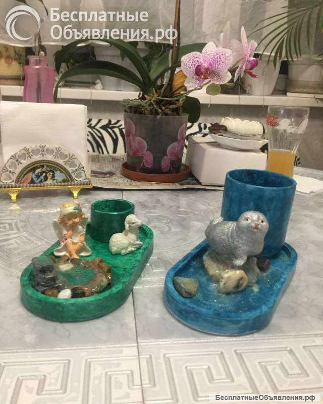 Подсвечник и карандашница