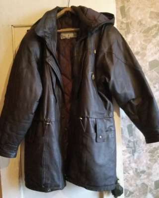 Куртка женская зимняя кожаная новая