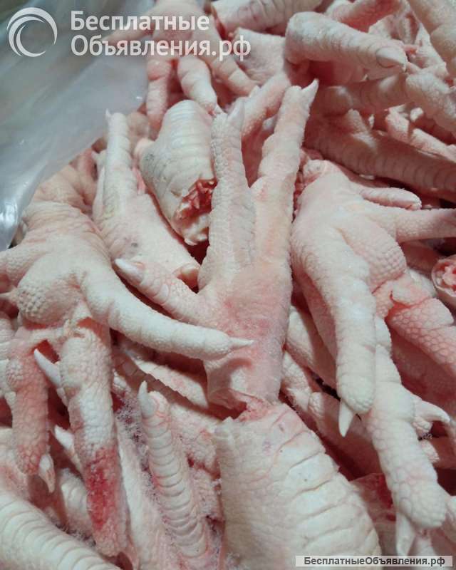 Куриные лапы на экспорт в Китай категории А (Feet) и А+(Paws)