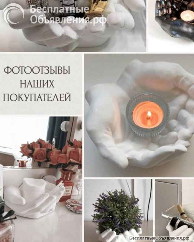 Разнын, гипсовые формы для заливки аромо свечей