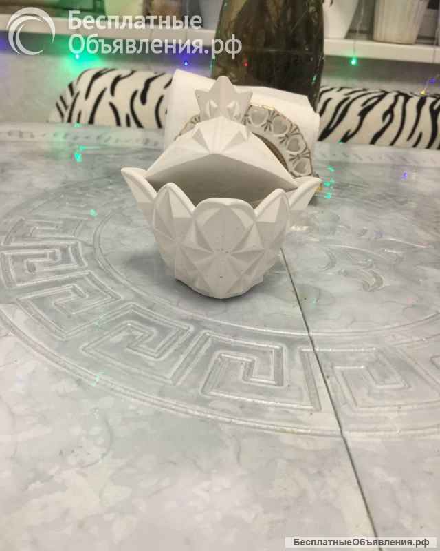 Разнын, гипсовые формы для заливки аромо свечей