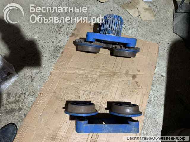 Тележка тельфера 3,2 т. б.у., тележка плавающая для концевой балки новая 5 т.