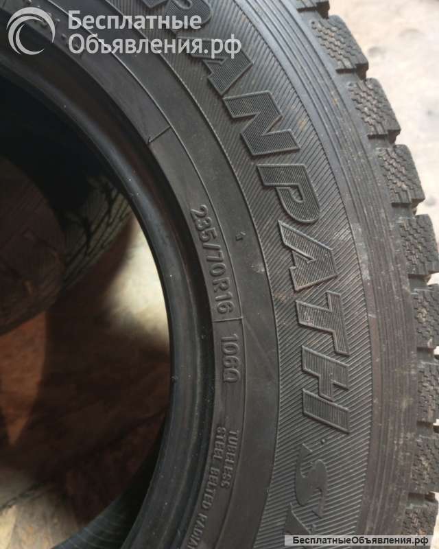Шины тойо, Япония, зимние, б/у 235/70R16