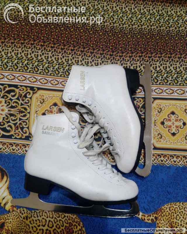 Коньки Samanta-F03 белые фигурные
