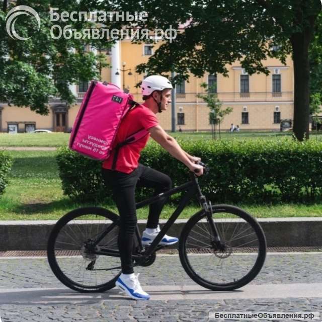 Велокурьер - партнёр сервиса доставки Самокат