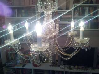 Хрустальная люстра черсое бу в хорошое состояние