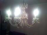 Хрустальная люстра черсое бу в хорошое состояние