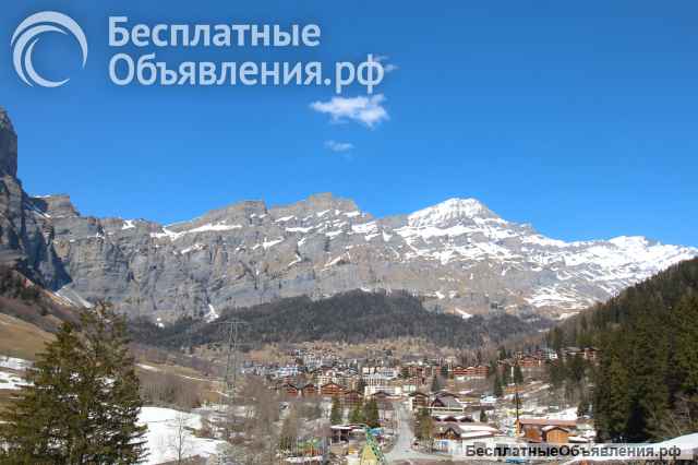 Швейцария, Лейкербад, Резиденция 4.5-03, роскошная 4,5-комнатная квартира в центре, СПА-зона