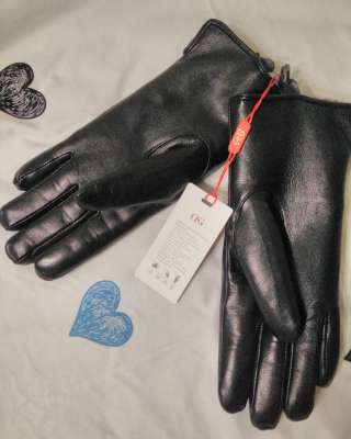 Перчатки женские с мехом марки CSG