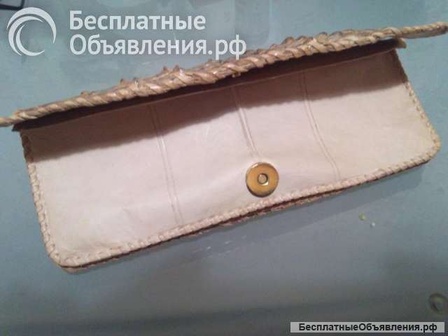 Сумка женская натураль100 Крокодилия 28см.12см.10см