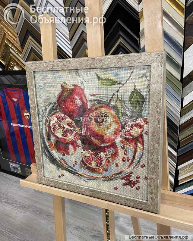 Оформление вышивки в багет подчеркиваем вашу уникальность