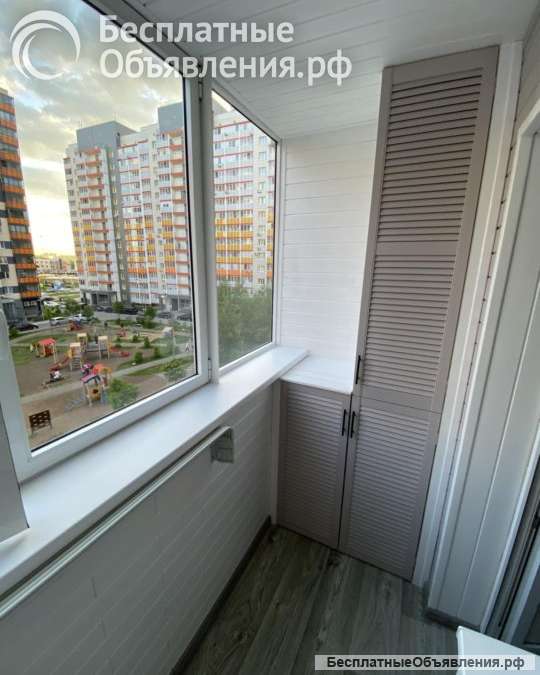 Обшивка и Остекление балкона