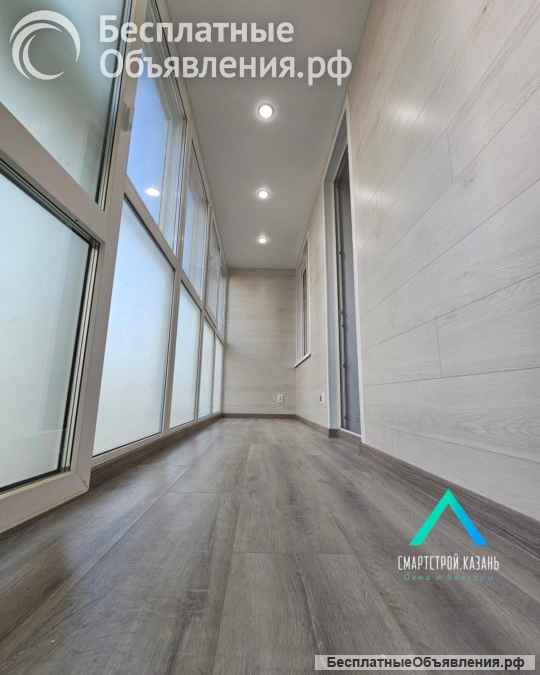 Обшивка и Остекление балкона