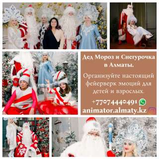 Дед Мороз и Снегурочка в Алматы