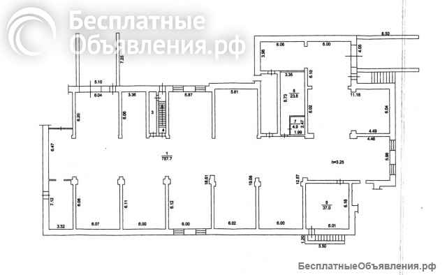 Нежилого помещения 834,6 м2
