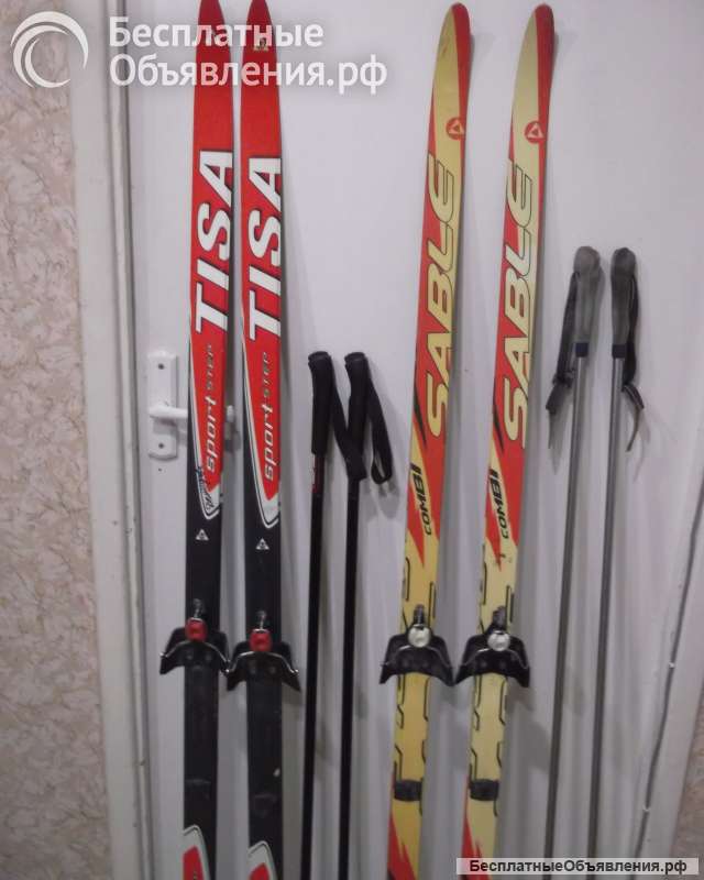 Лыжи с палками