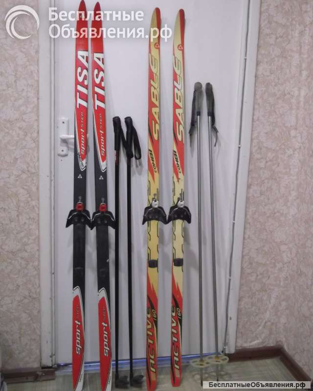 Лыжи с палками