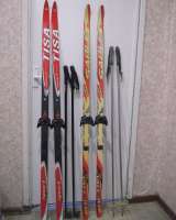 Лыжи с палками