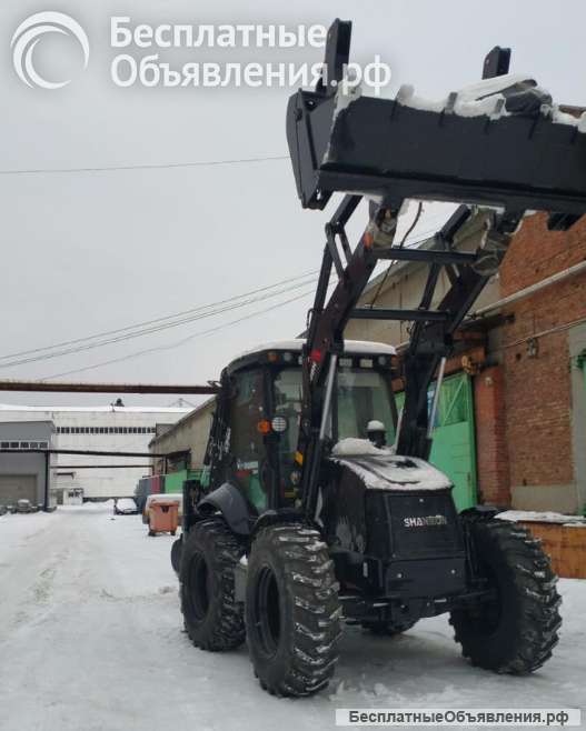 Экскаватор-погрузчик SHANMON (шанмон) 388H CARRARO V GEN Black Edition 2024