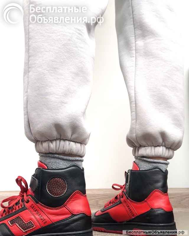 Винтажные кроссовки из натуральной кожи р.37